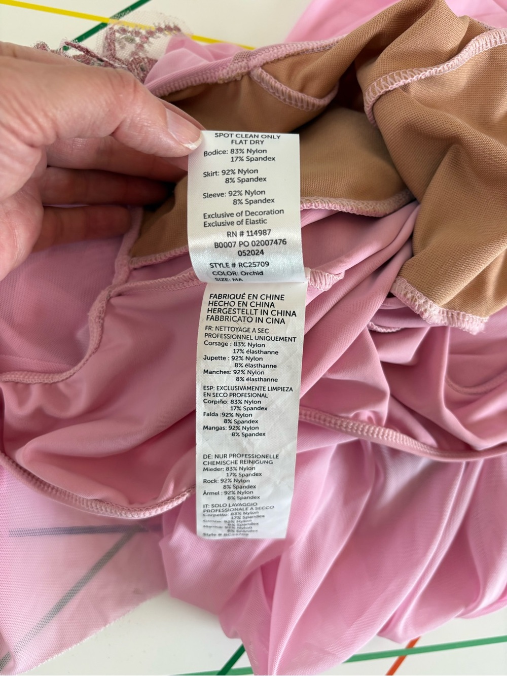 Revolution Pink Dancewear Dress Adult Medium EUC Asymmetrical Hem Lyrical Fairy - Picture 12 of 15
